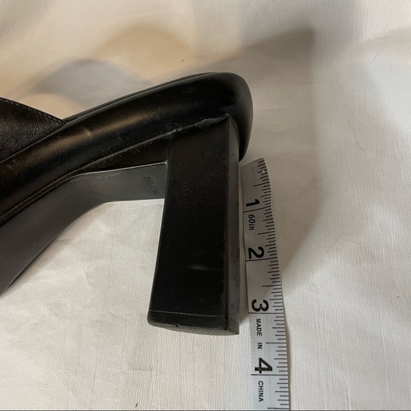 Skechers Black Vintage 90s Y2K Flower Heeled Sandals - Picture 12 of 13